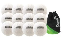 Kookaburra Dimple Saturn Hockey Ball Twelve Pack White