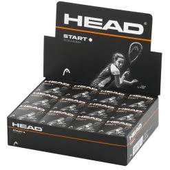 Head Start Squash Balls - Single White Dot - Box Of 12