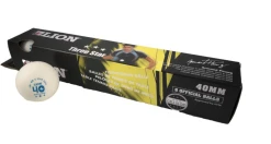 Table Tennis Balls Lion 3* White