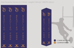 Gilbert Custom Printed Supersize Rugby Post Protectors -Ball Sports Shop BEAULIEU PARK1 8cf4a26c 2309 4be4 b54f 32a23aa4636c