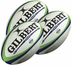 Gilbert Barbarian II Rugby Balls 3 Ball Pack
