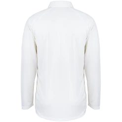 Frampton CC Matrix V2 Long Sleeve Junior Cricket Shirt -Ball Sports Shop CCAI22ClothingShirtMatrixV2LongSleevedIvory Back 630d87ce 9f0b 4c24 872a 8b4313703102