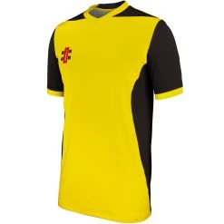 Gray Nicolls T20 Shirt Senior Short Sleeve -Ball Sports Shop CCFB18Shirt 20T20 20Yellow 20 20Black 20Main