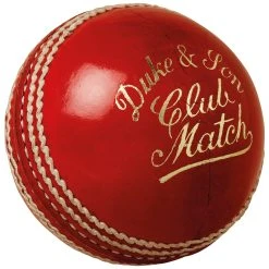 Dukes Club Match A Cricket Ball (Senior - Red)