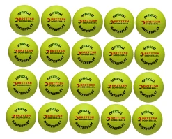 Official British Dodgeball Foam Dodgeball - Pack Of 20 (Yellow)