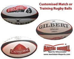Custom Gilbert G-TR4000 Trainer Rugby Ball With Logos