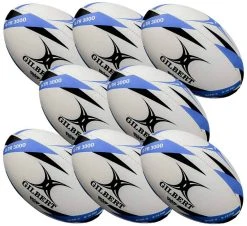 Gilbert G-TR3000 Training Rugby Ball - 8 Pack -Ball Sports Shop G TR3000 SZ5