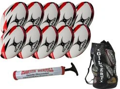 Gilbert G-TR3000 Ten Pack With Hand Pump & Ball Bag