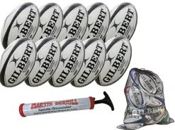 Gilbert G-TR4000 Ten Pack With Hand Pump & Mesh Ball Sack