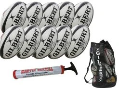 Gilbert G-TR4000 Ten Pack With Hand Pump & Ball Bag