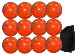 Hunts County Club Ball Twelve Pack With Ball Bag 5 Hunts County Club Ball Twelve Pack With Ball Bag -Ball Sports Shop HCBCLUBORANGETWELVE