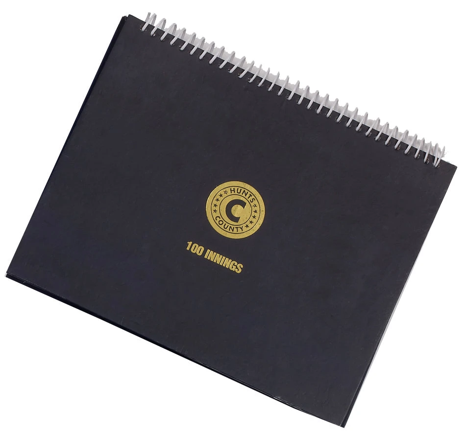 Hunts County 100 Innings Scorebook 1 Hunts County 100 Innings Scorebook