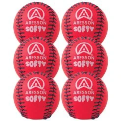 Aresson Softy Rounders Ball Pink 6 Pack
