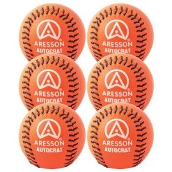 Aresson Autocrat Rounders Ball 6 Pack (Orange)