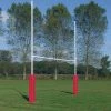 No 3 Steel Rugby Posts - 6M Socketed