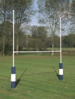 Heavy Duty Steel Rugby Posts - 6M Socketed