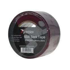 Precision SGR Sock Tape 38mm (Pack Of 5) -Ball Sports Shop SGR 20sock 20tape 20maroon