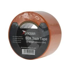 Precision SGR Sock Tape 38mm (Pack Of 5) -Ball Sports Shop SGR 20sock 20tape 20orange