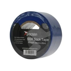 Precision SGR Sock Tape 38mm (Pack Of 5) -Ball Sports Shop SGR 20soxk 20tape 20royal