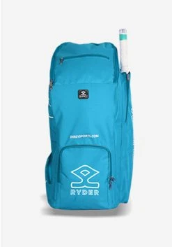Shrey Ryder Duffle 7 Shrey Ryder Duffle -Ball Sports Shop SHREY RYDER DUFFLE BAG Cerulean Front