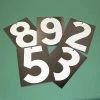 Whole Number Plates (9 X 12)