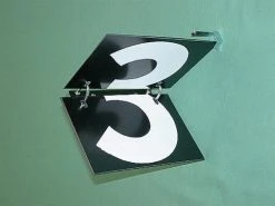 Telegraph Number Plates 0-9