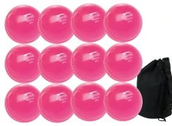 Slazenger Airball Senior Pink 12 Pack With Ball Bag