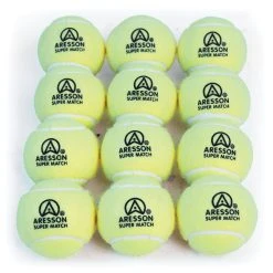 ARESSON SUPER MATCH TENNIS BALL - 12 Pack
