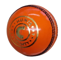 Hunts County Turf King Senior Match Cricket Ball -Ball Sports Shop TurfKingOrangeSenb