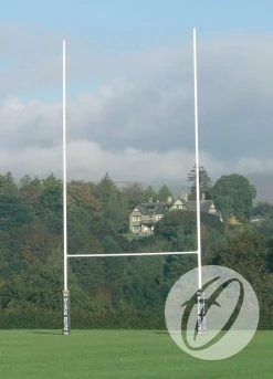 No. 1 Steel Rugby Posts - 13M Hinged