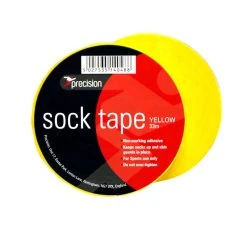Precision Sock Tape 19mm (Pack Of 10) -Ball Sports Shop sock 20tape 20yellow
