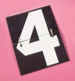 Telegraph Number Plates 1-4